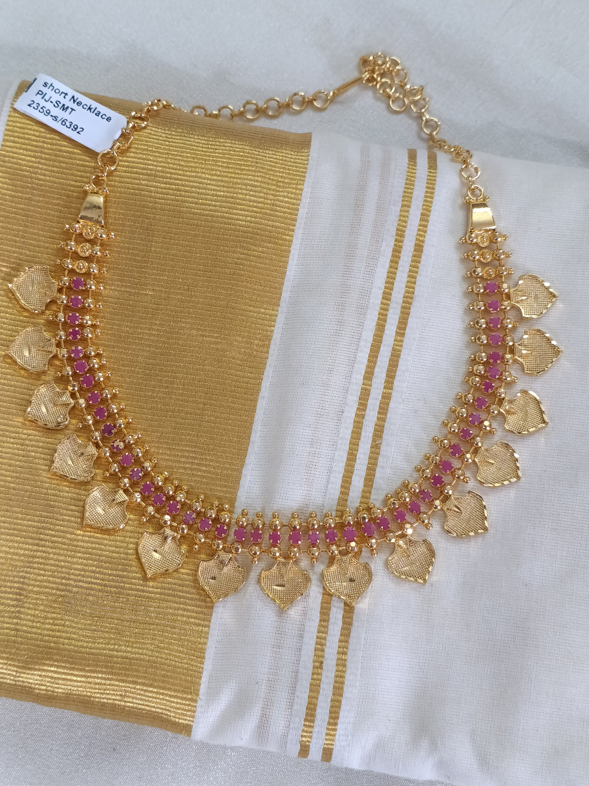 Micro Polish Gold Palakka Necklace