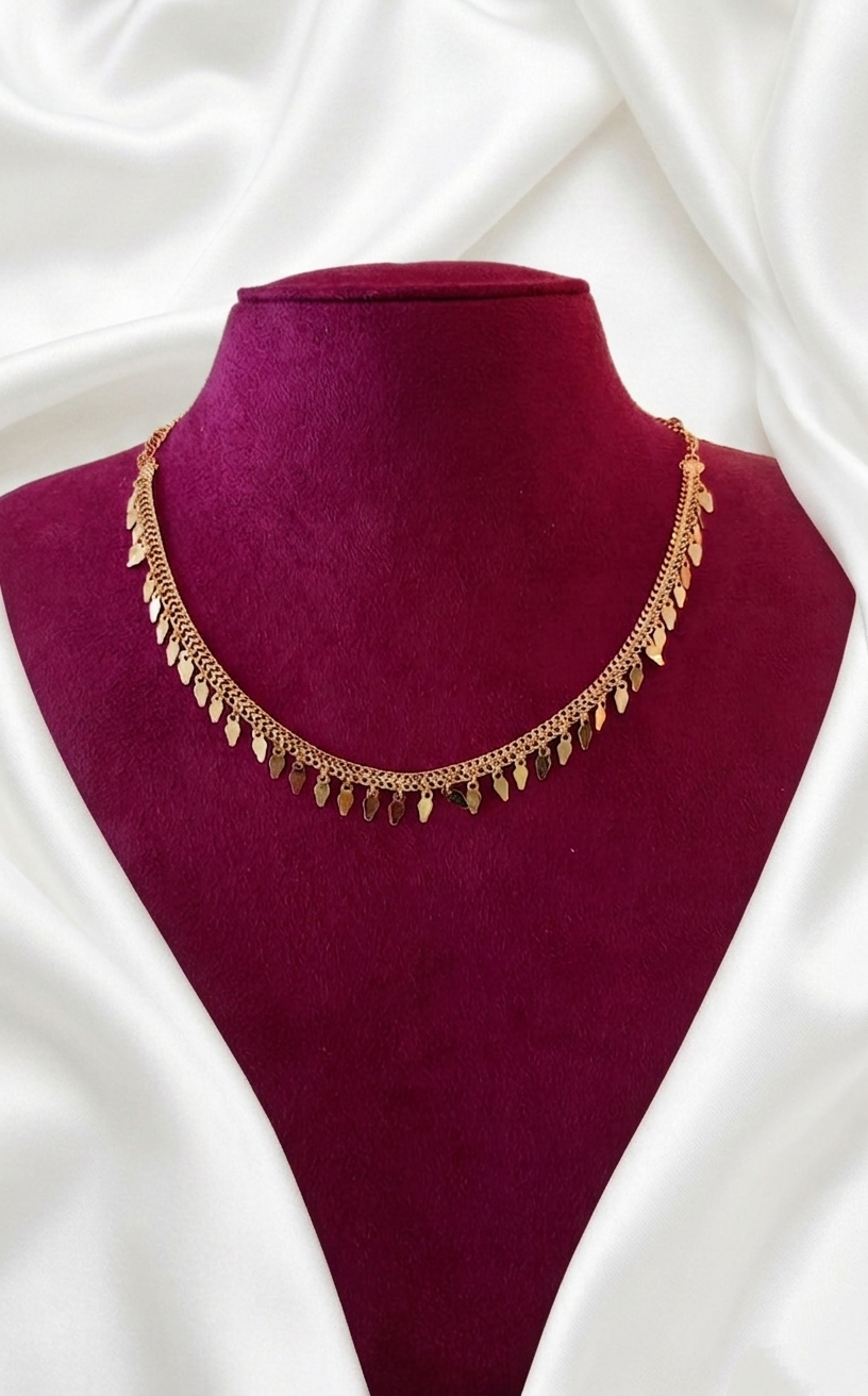 Micro Polish Flexible Elakathali Necklace Set V2
