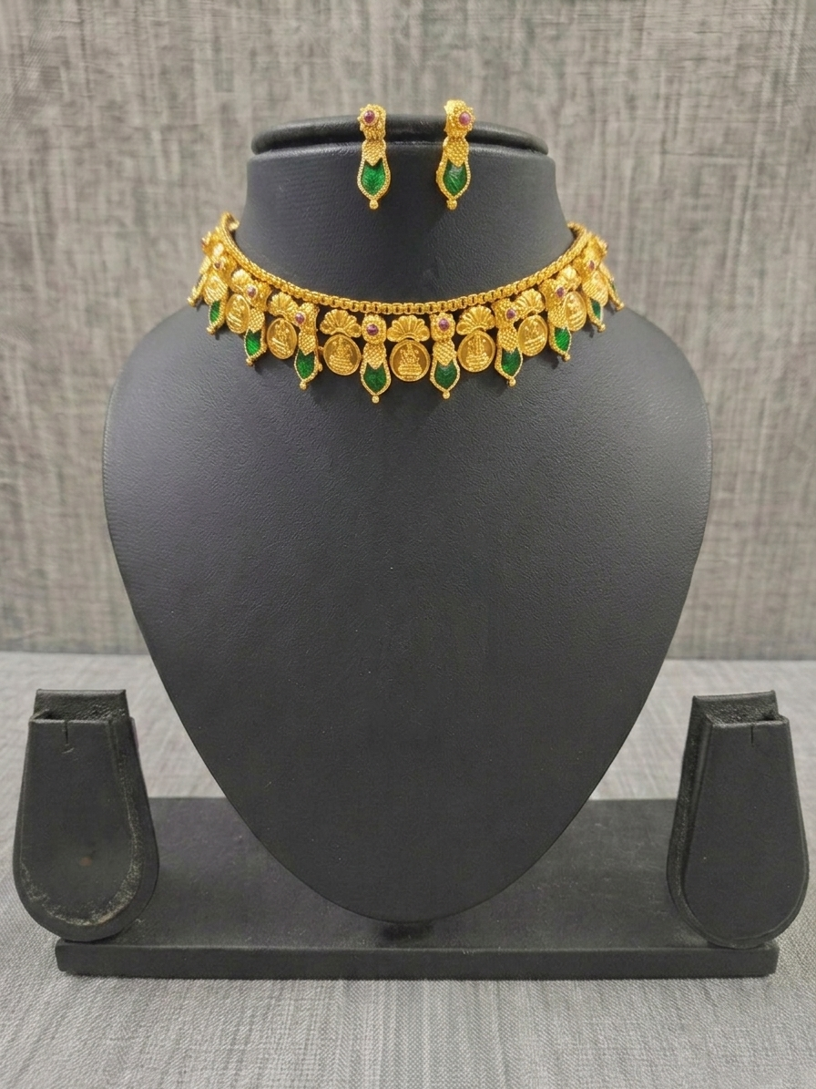 Palakka Coin Choker Set V3