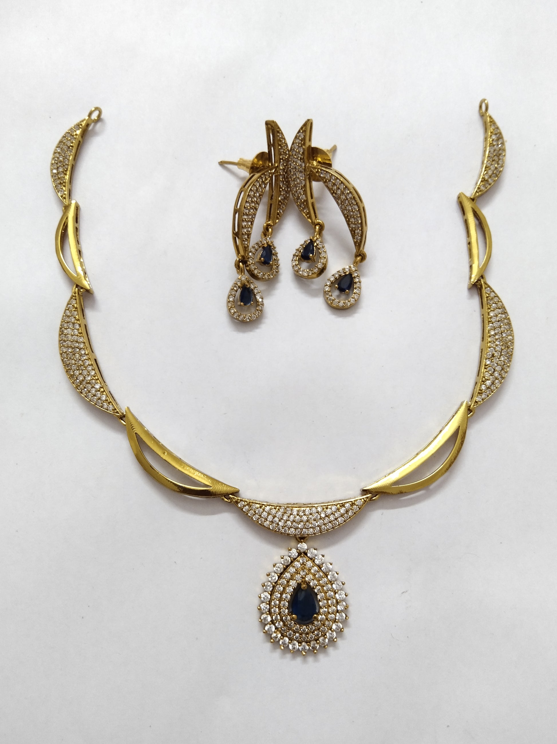 AD Stone Necklace Set v9