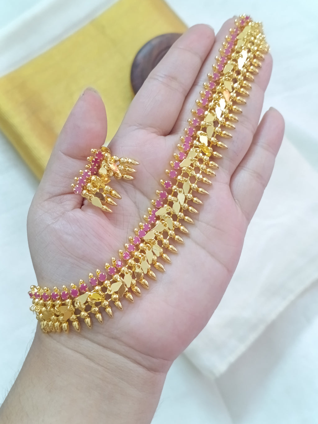 Micro Polish Elakathali Choker Set V24