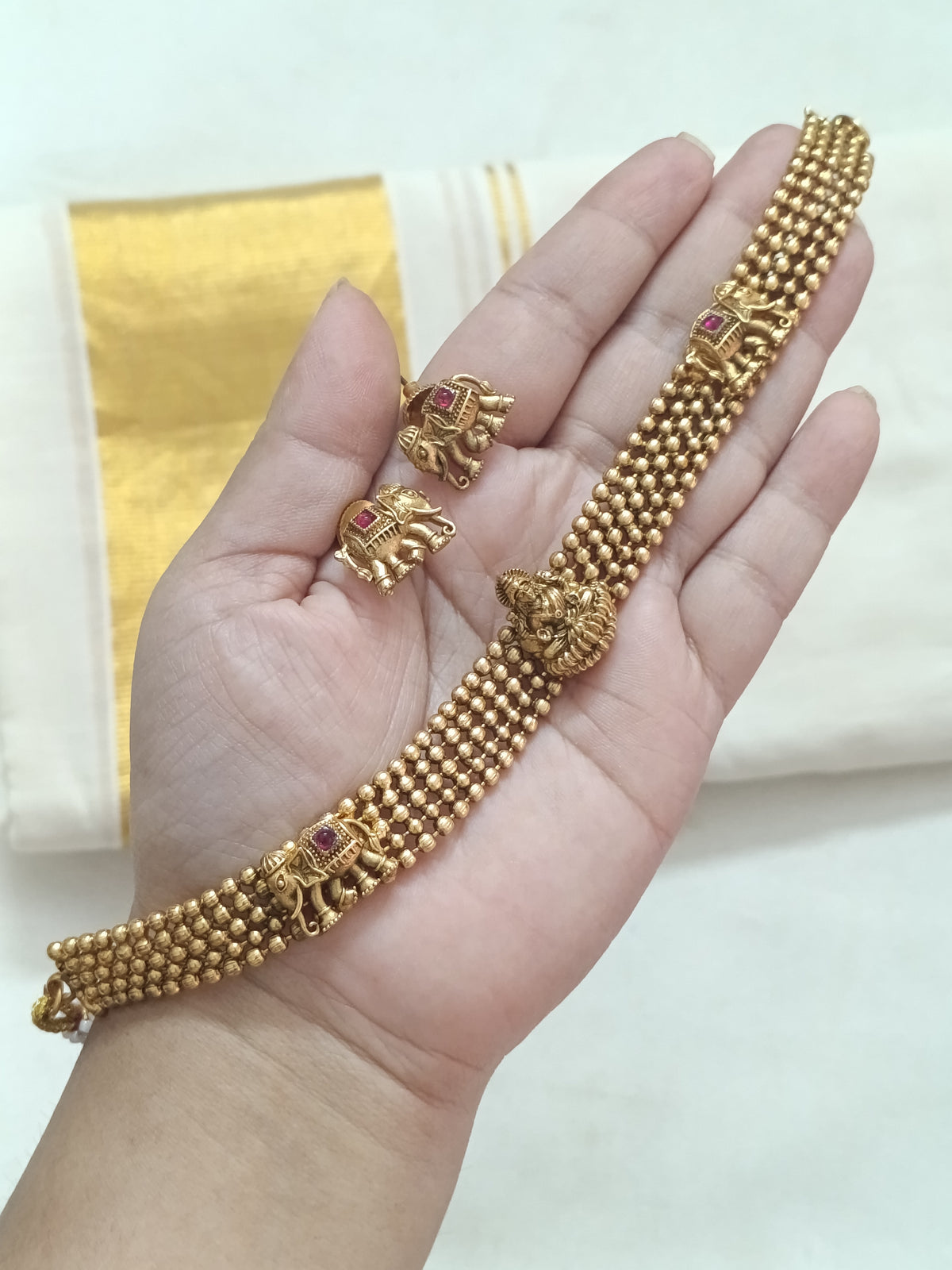 Lakshmi Gaja Choker Set