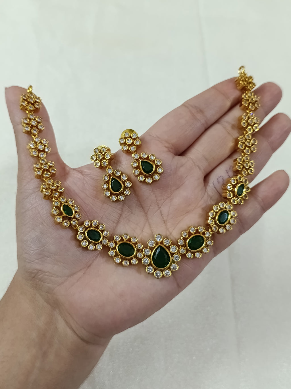 AD Pushpa Necklace Set