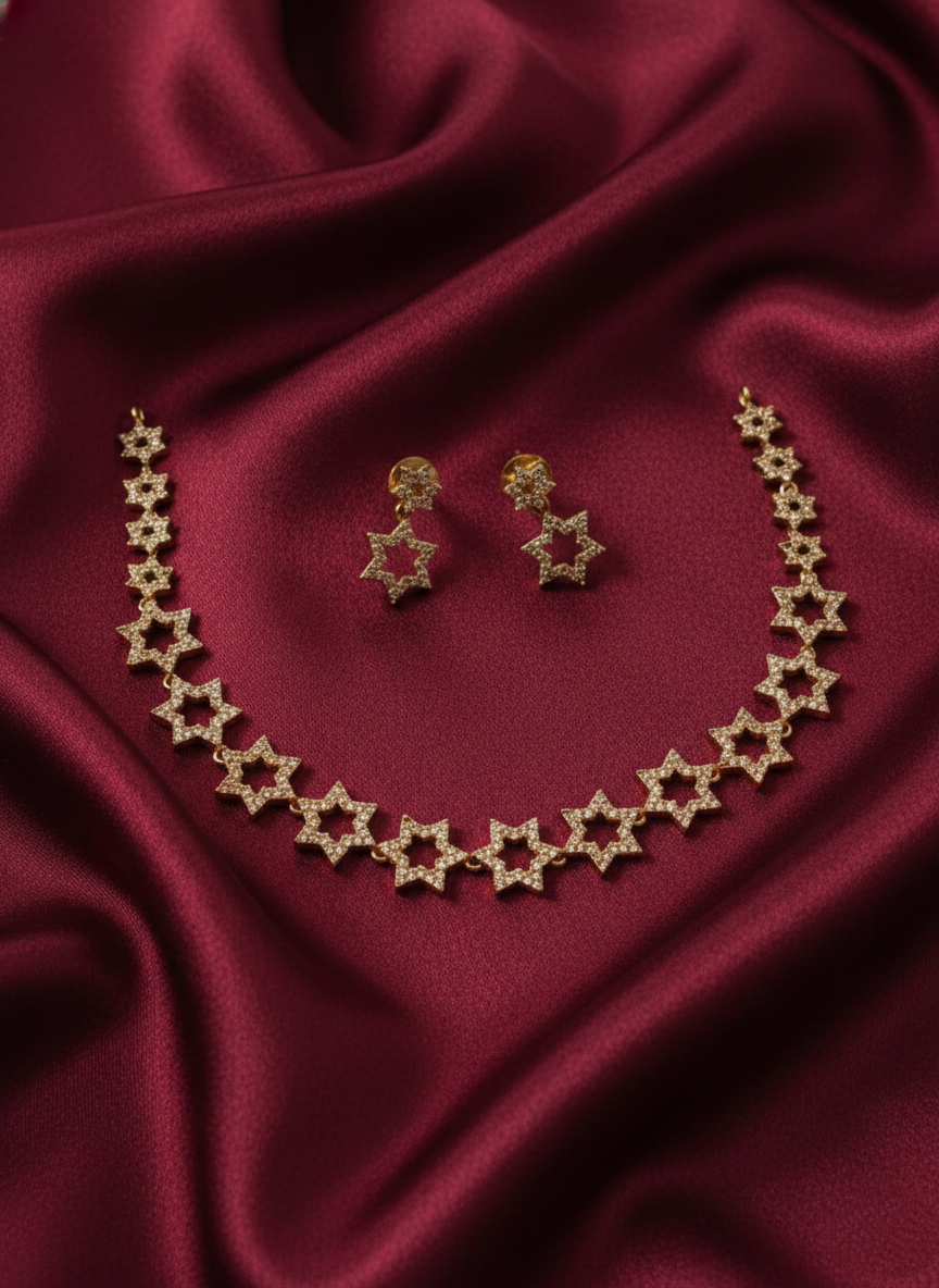 AD Star Necklace Set V82
