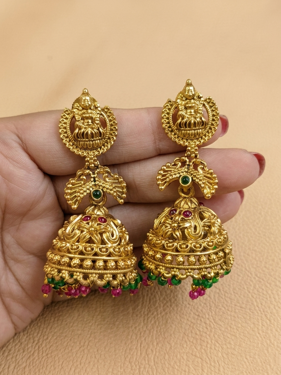 Lakshmi Bridal Jhumka V2