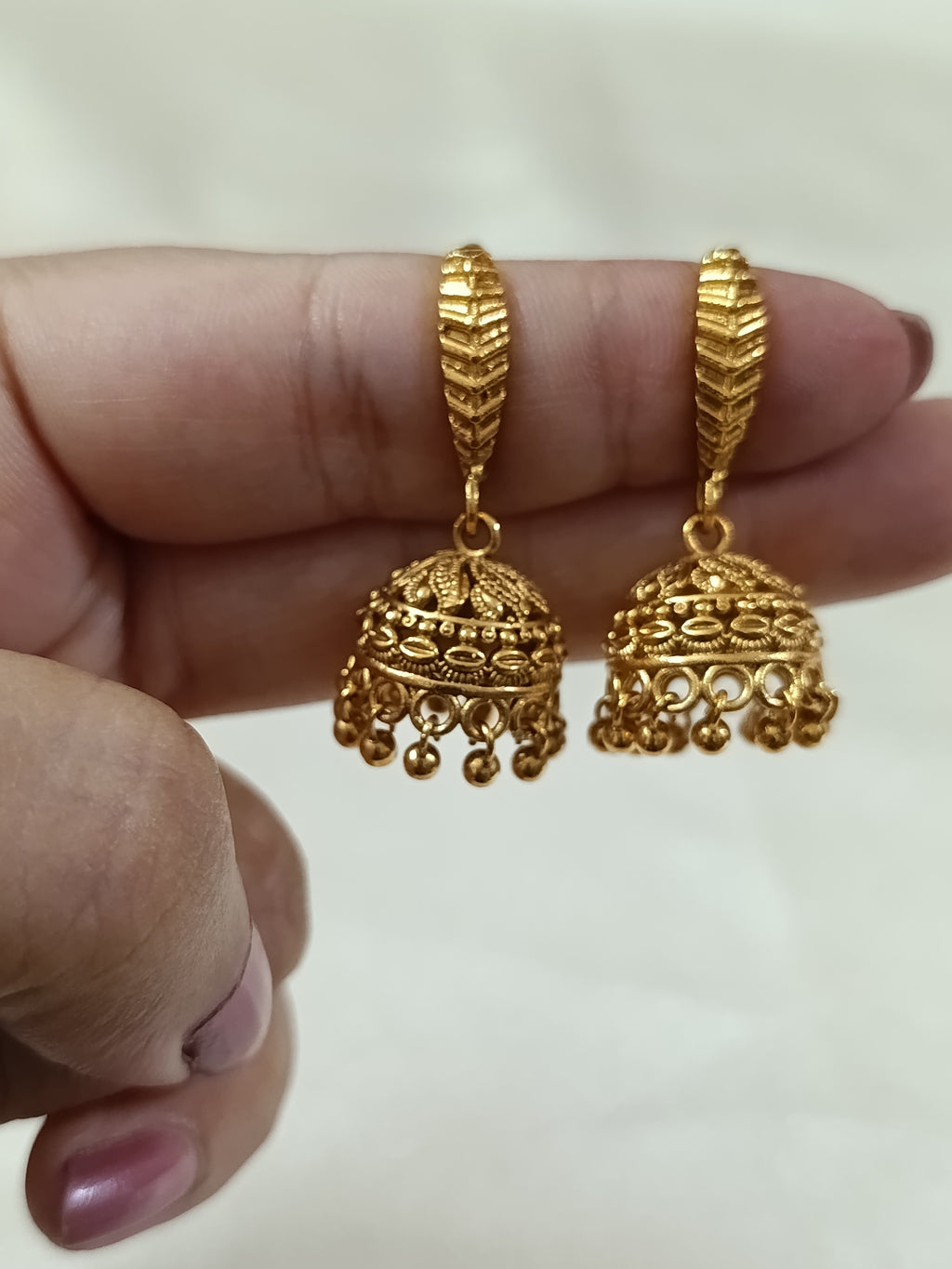 Budget Hook Jhumka Earring Set
