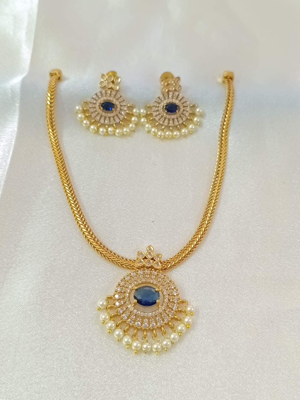 AD Stone Necklace Set V40