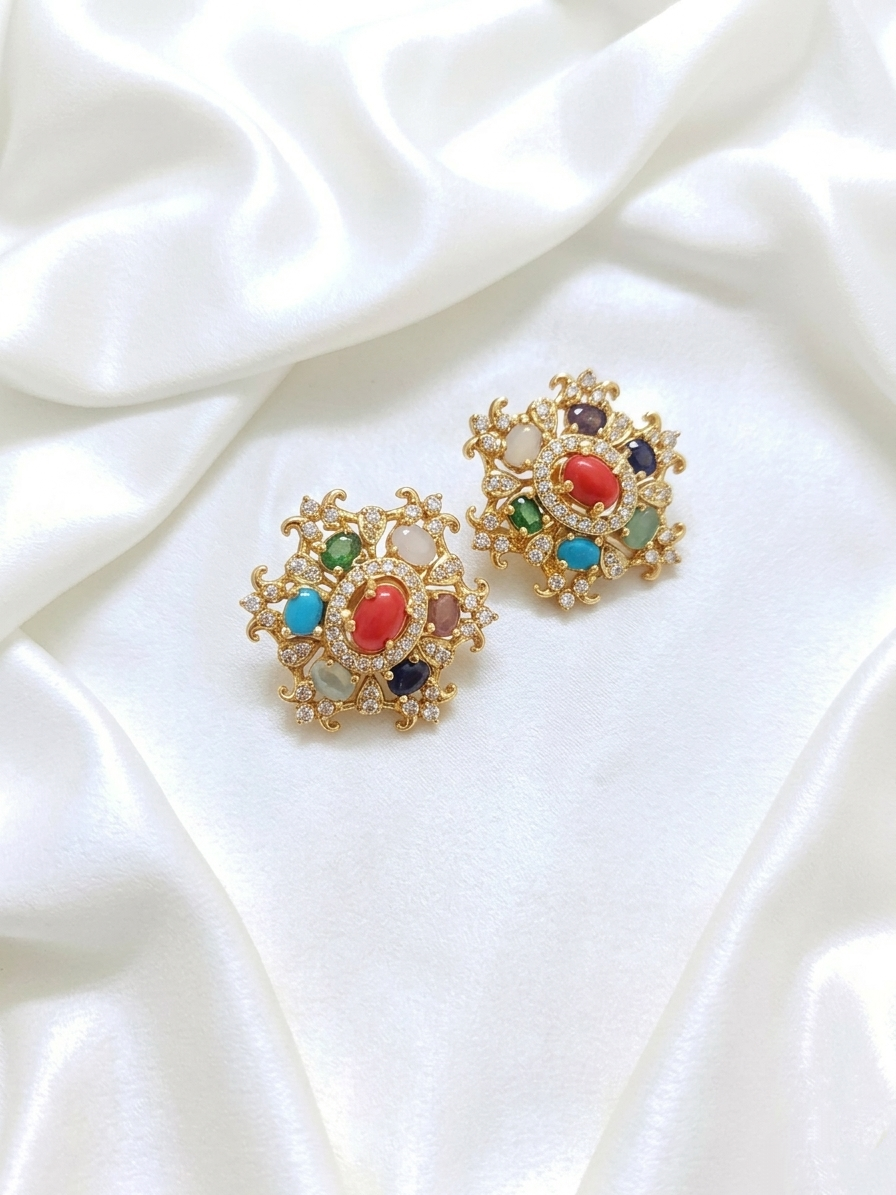 Navaratna Earring