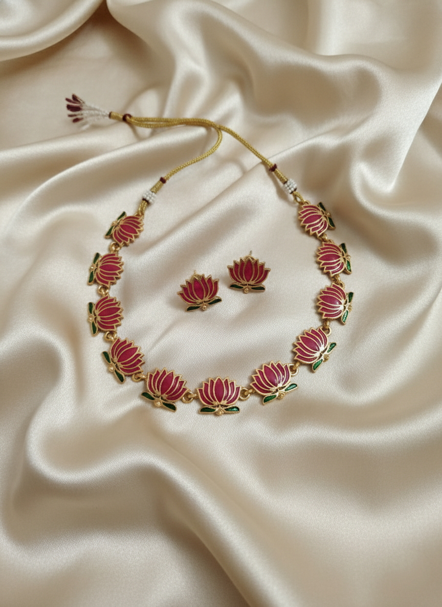 Lotus Necklace Set V3