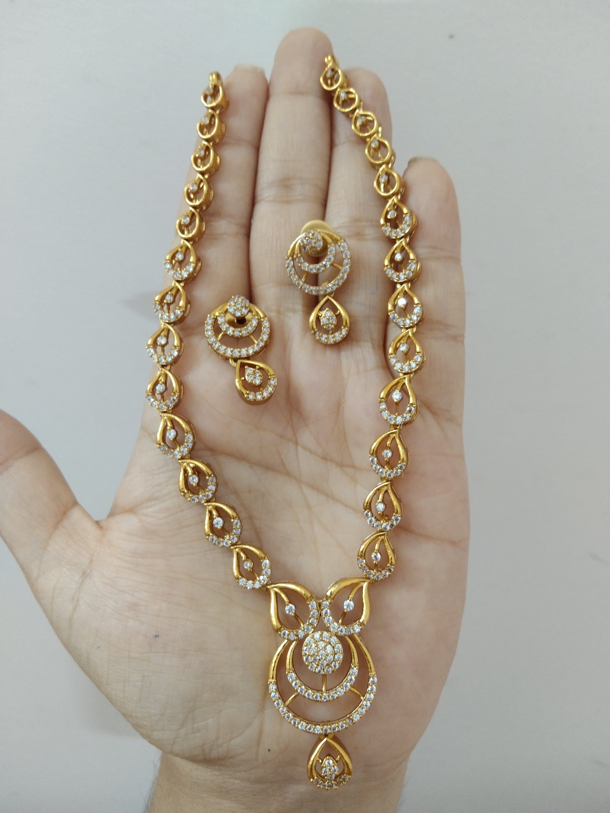 AD Stone Necklace Set V2