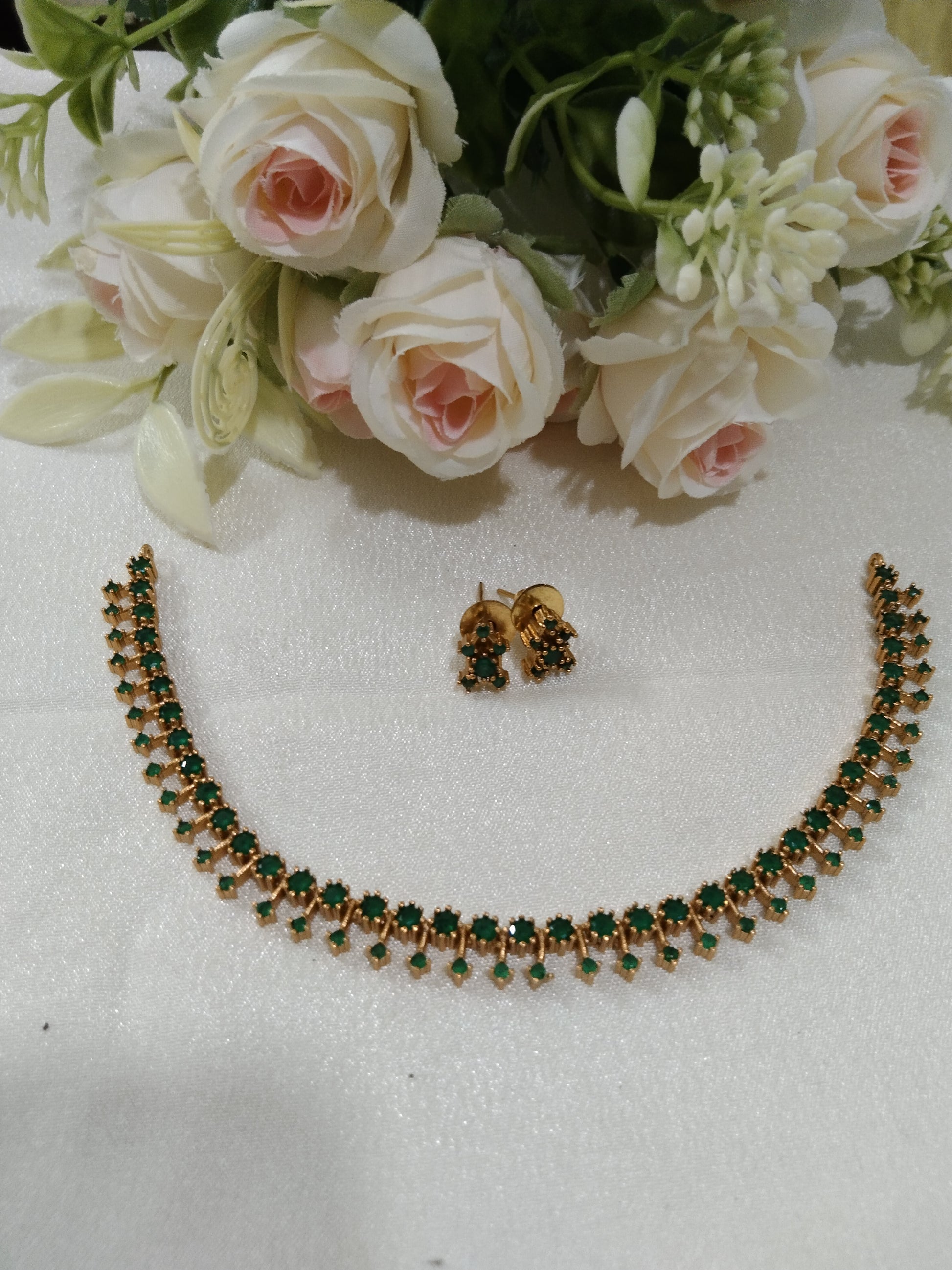 Simple AD Stone Necklace