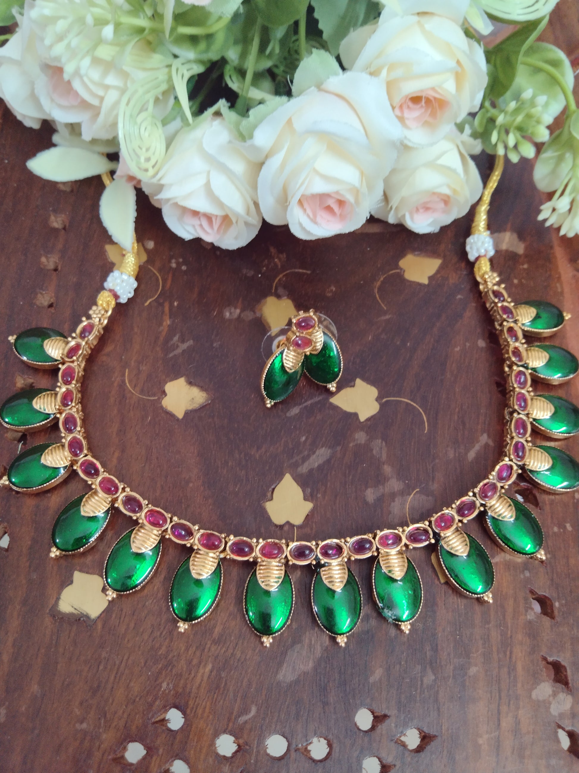 Nagapadam Necklace Set V7