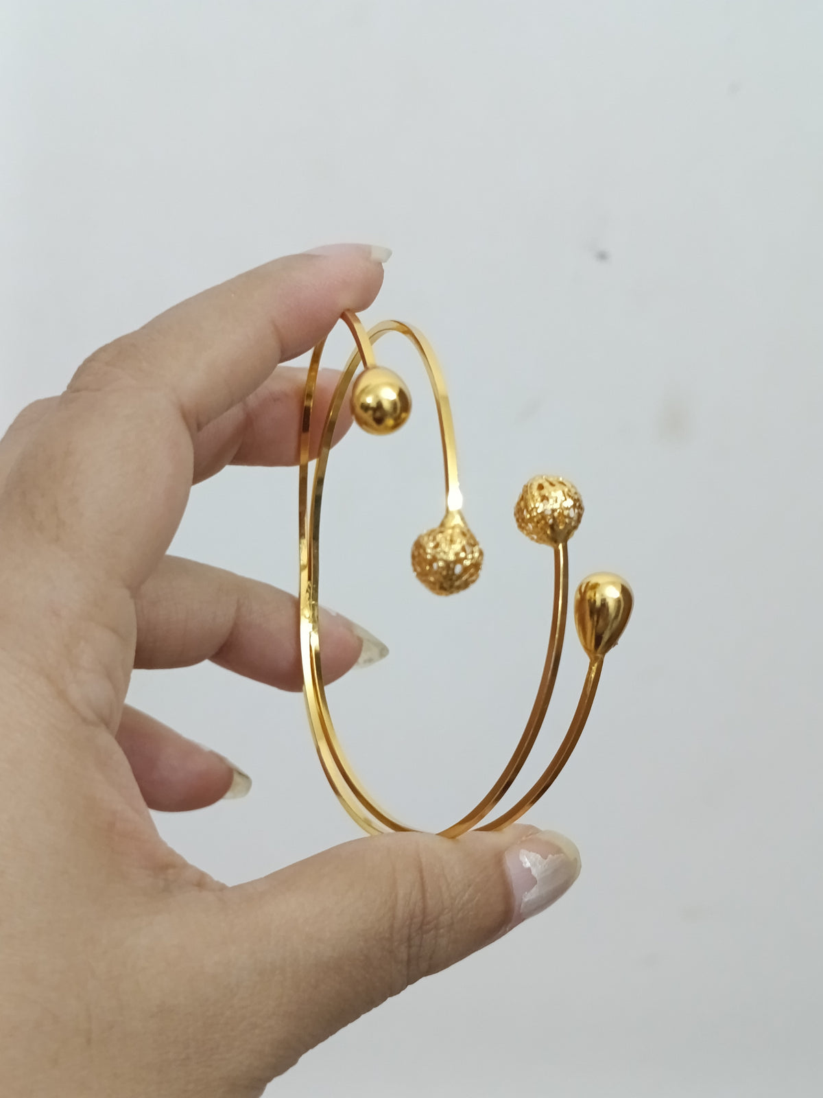 Micro Polish Open Bangle V3