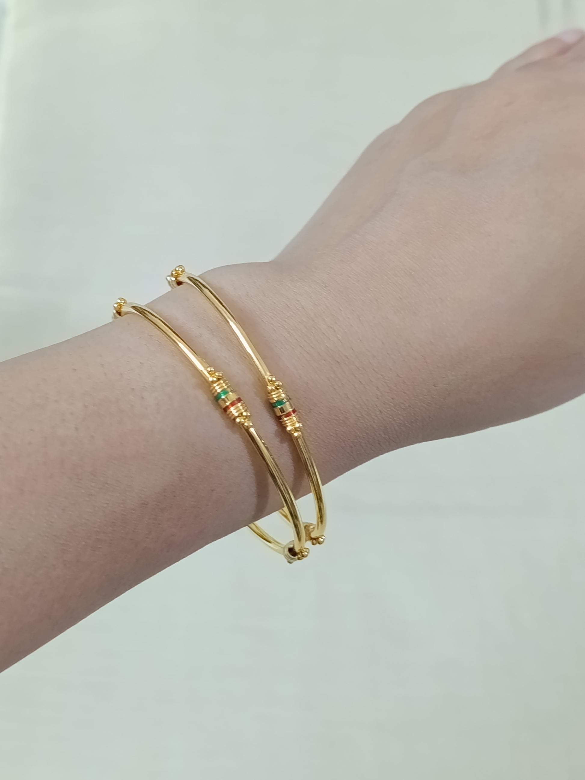 Micro Polish Bangles of 2 V9
