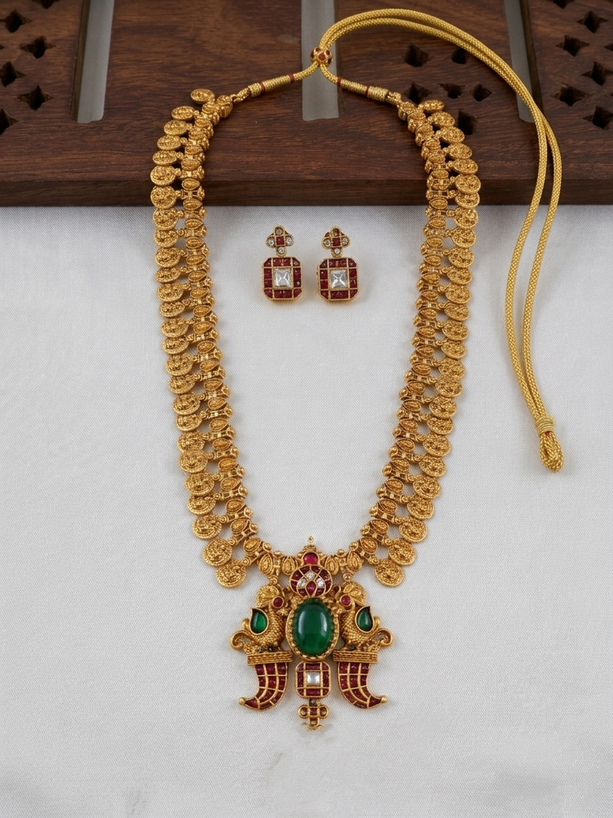 Royal Elegance Long Necklace Set