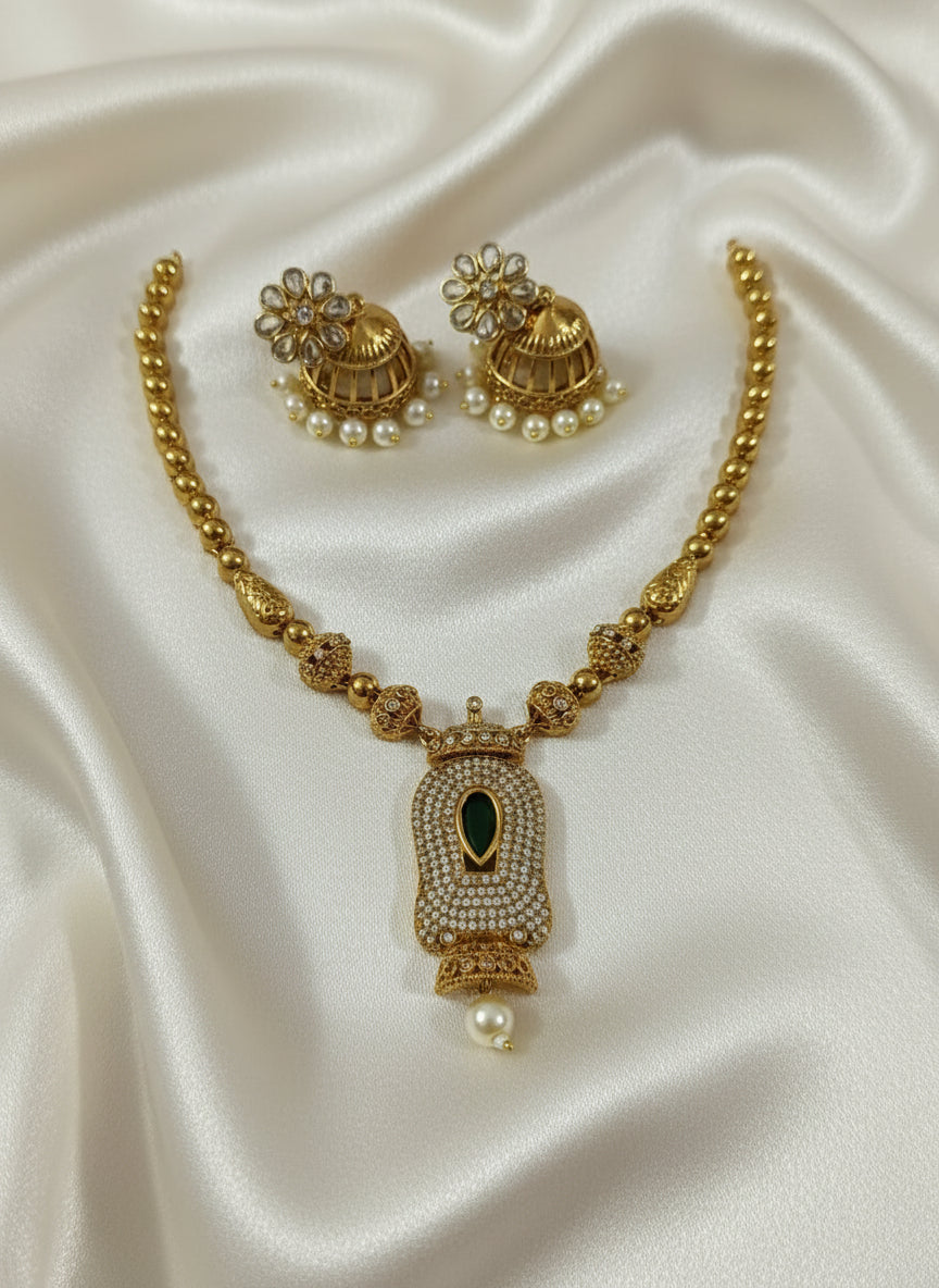 Royal Temple Jewellry Necklace Set