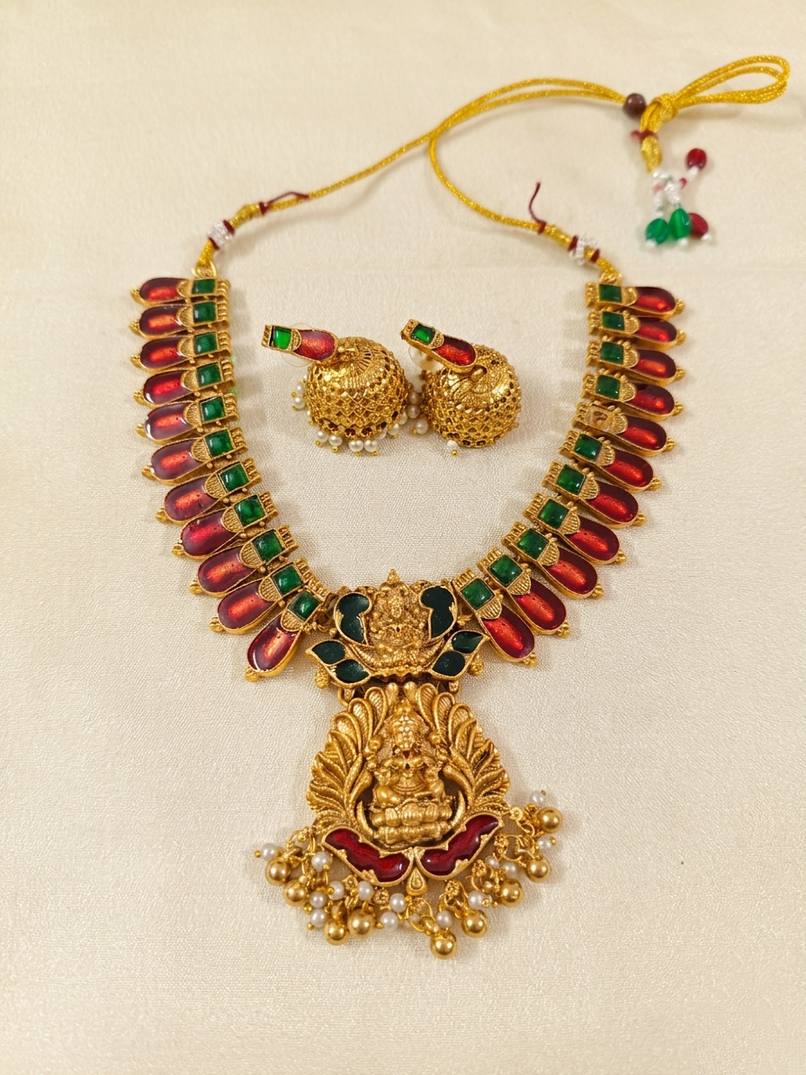 Nagapadam Lakshmi Necklace Set
