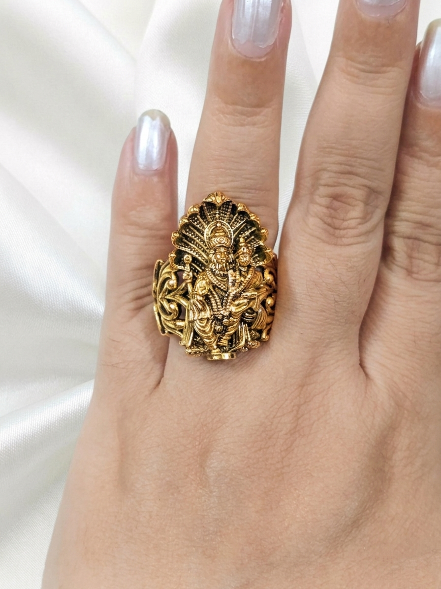 Narasimha Adjustable Finger Ring