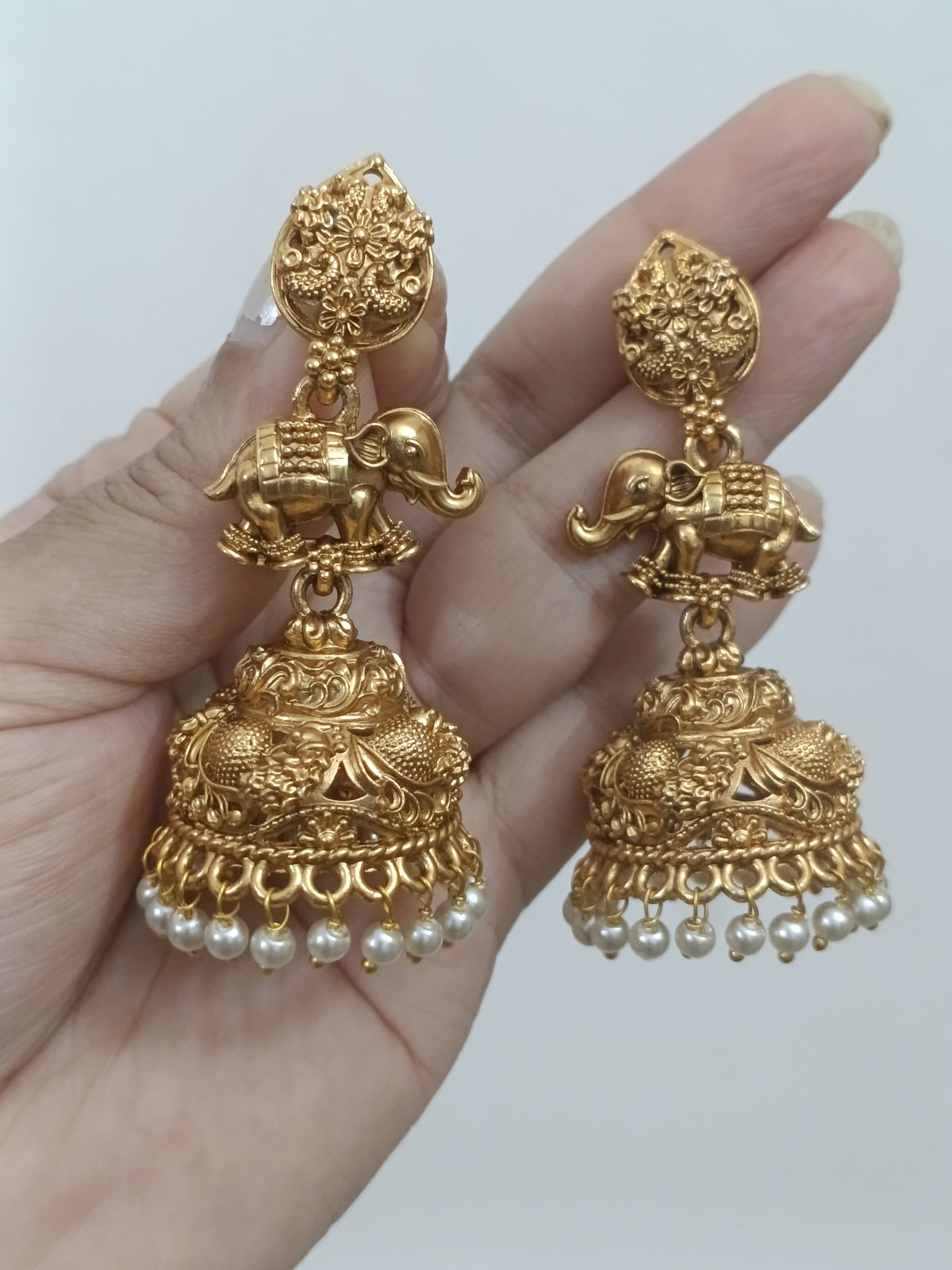Non idol Jhumka Earring V6