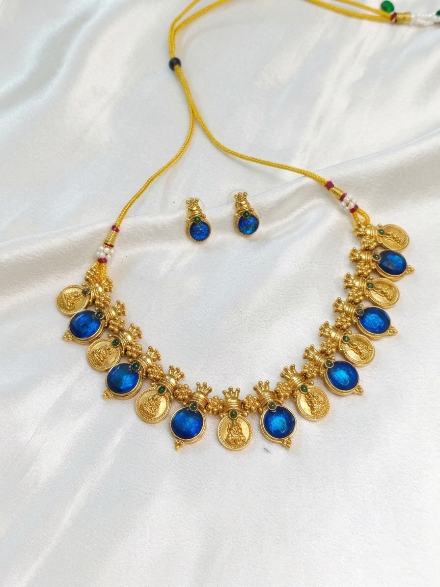 Fusion Palakka Necklace Set V4