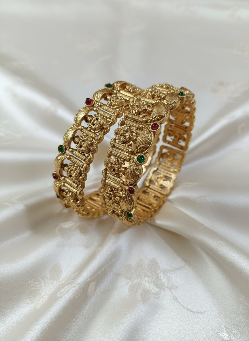 Temple Lakshmi Bangle Set of 2