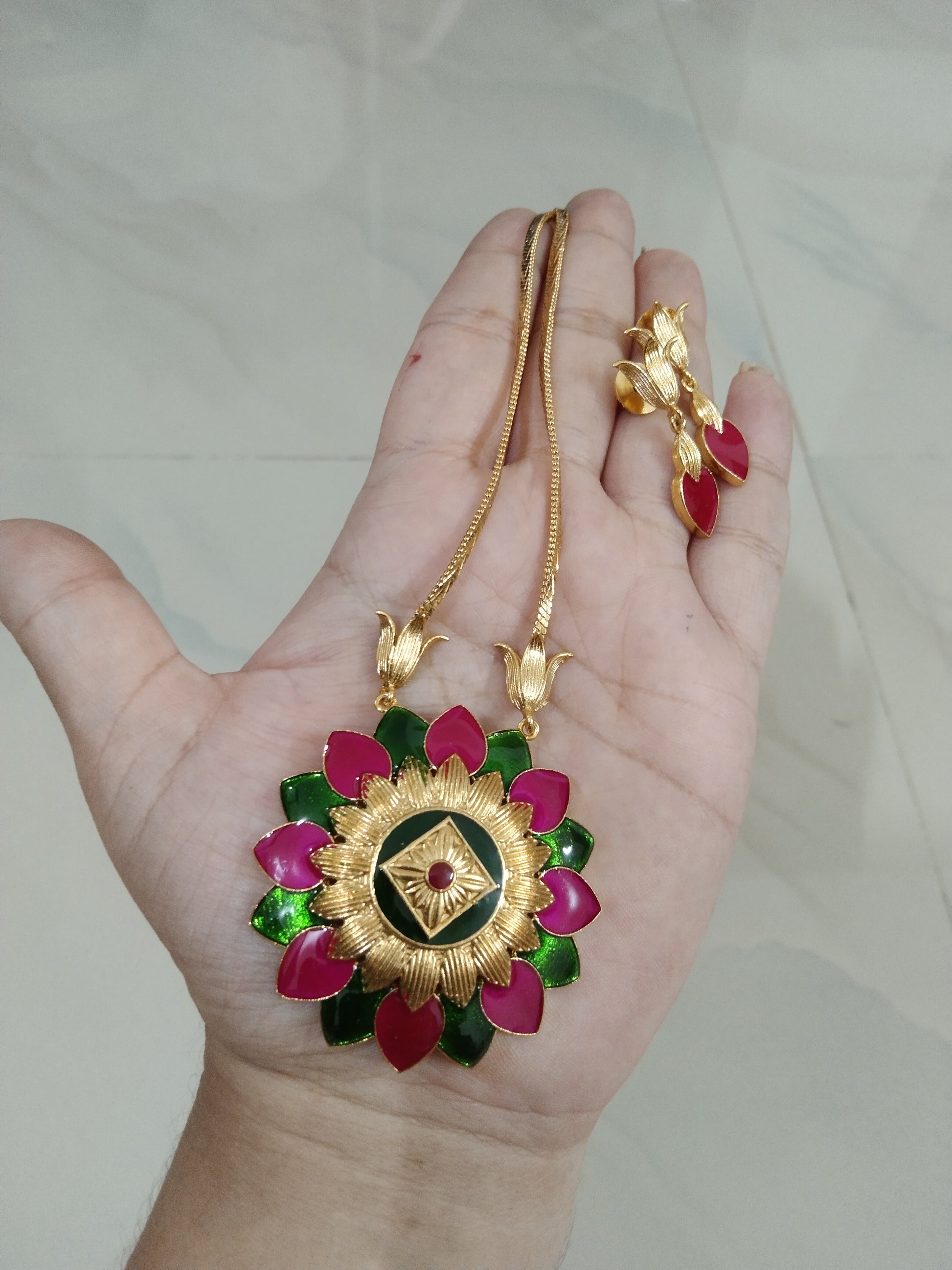 Multi Floral Palakka Set V2