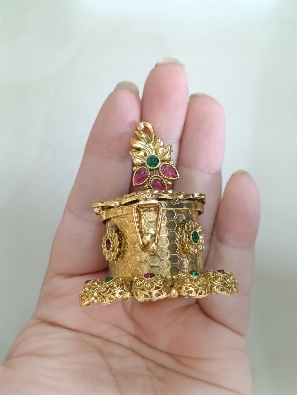 Floral Kumkum Box
