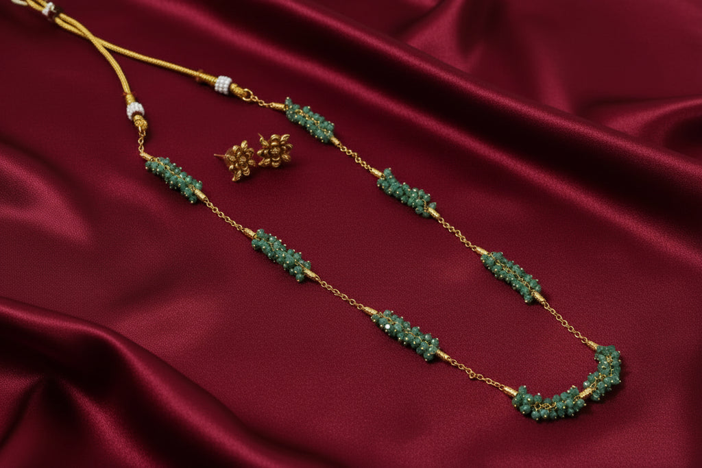 Crystal Bead Chain Necklace V2