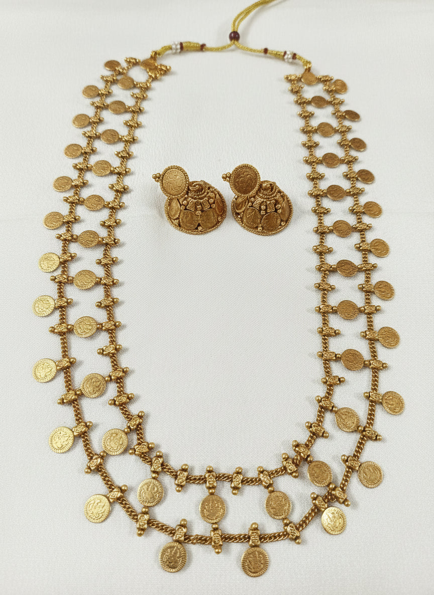 Lakshmi Kasumala Long Necklace Set