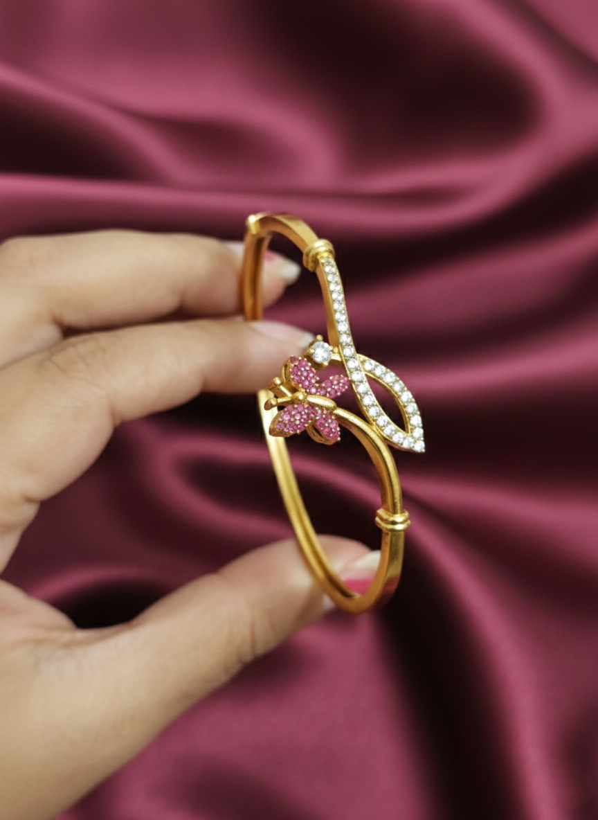 AD Butterfly Adjustable Bangle