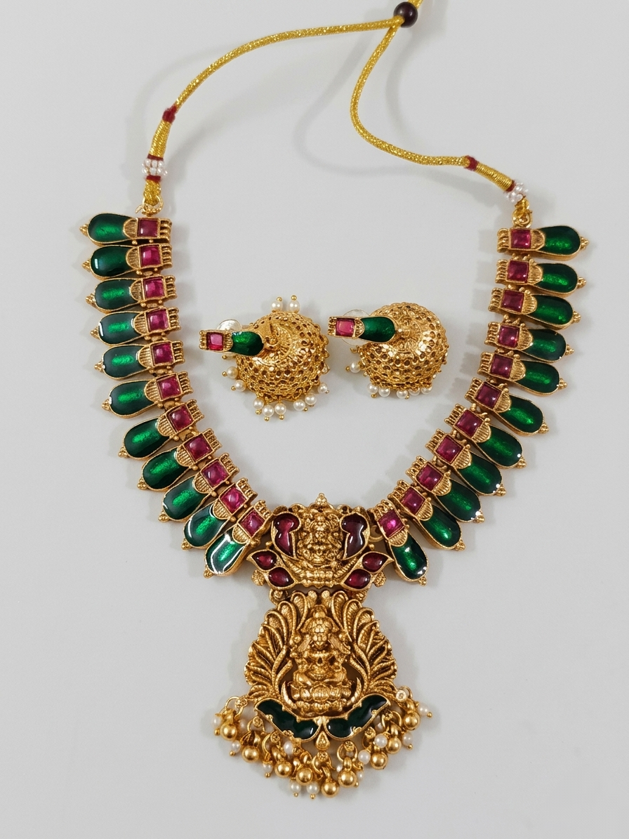 Nagapadam Lakshmi Necklace Set