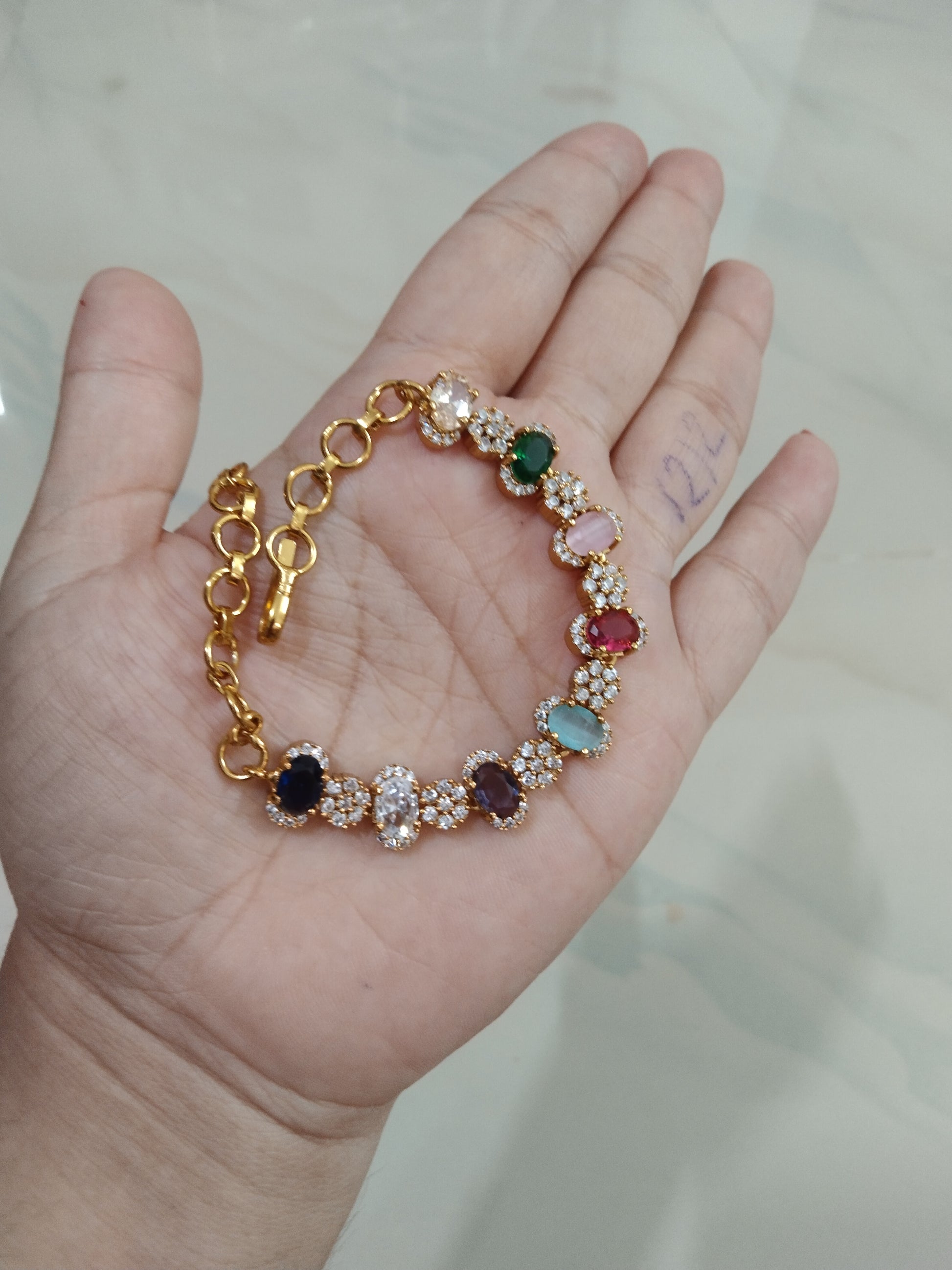 Navaratna Bracelet Bangle