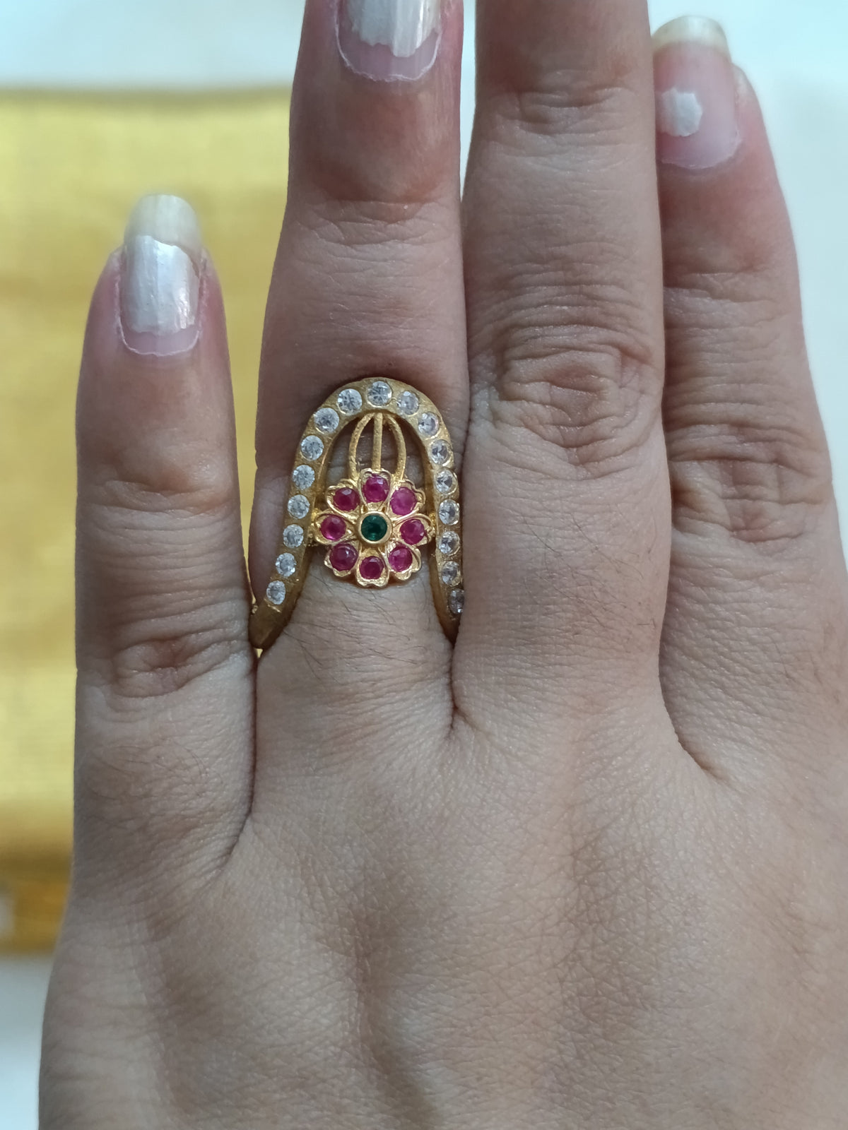 Panchaloha Vanki Finger Ring V02