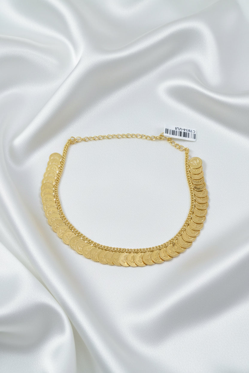 Micro Polish Adukku Coin Necklace V2