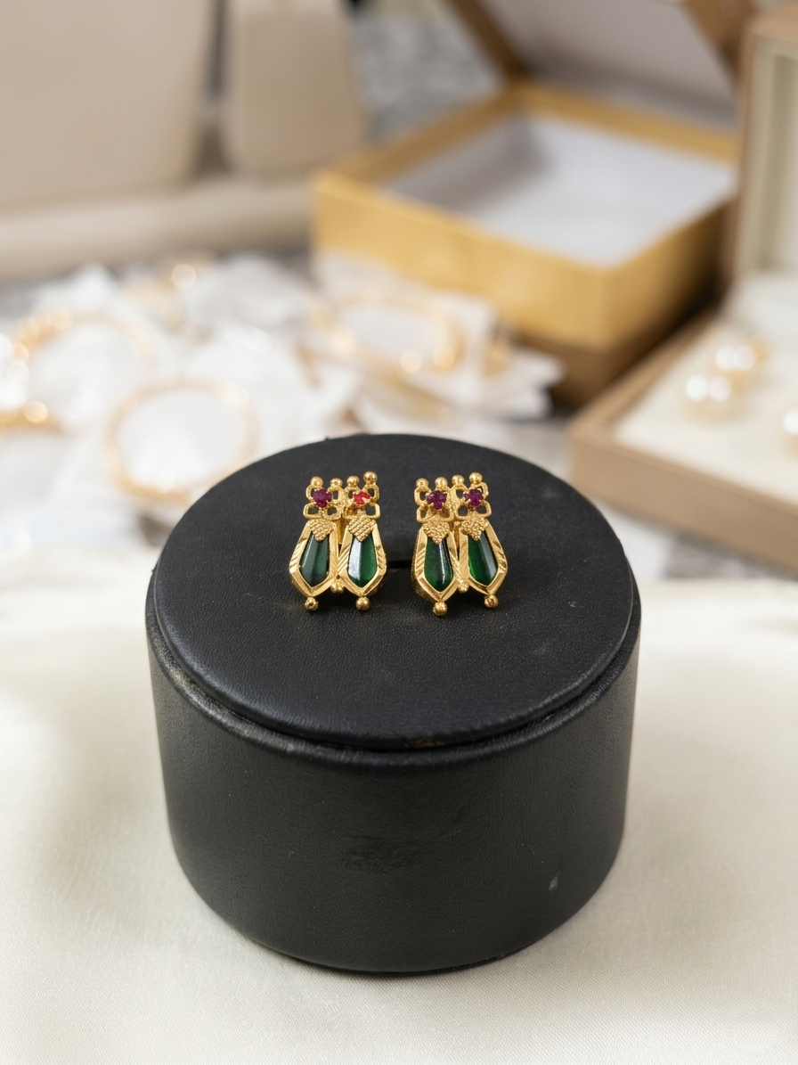 Micro Polish Nagapadam Earrings
