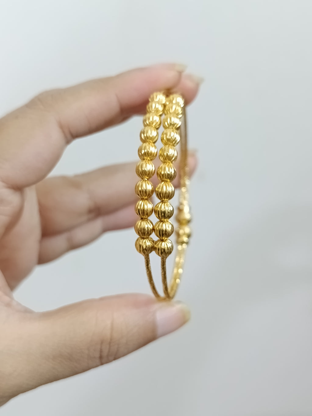 Micro Polish Ball Open Bangle