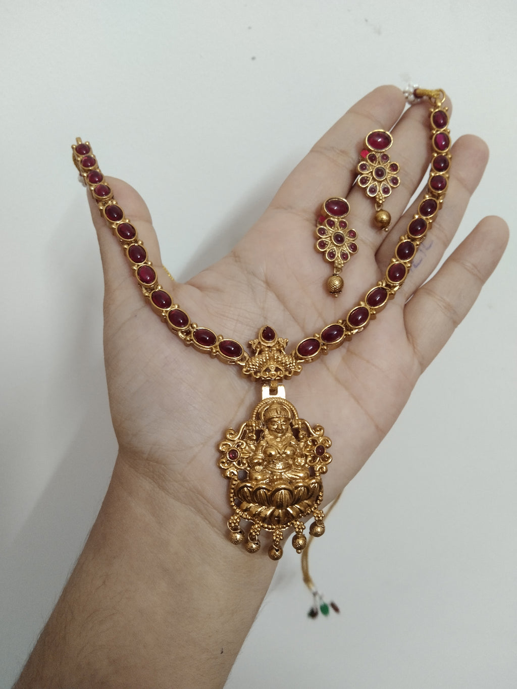 Budget Friendly Lakshmi Necklace Set V4
