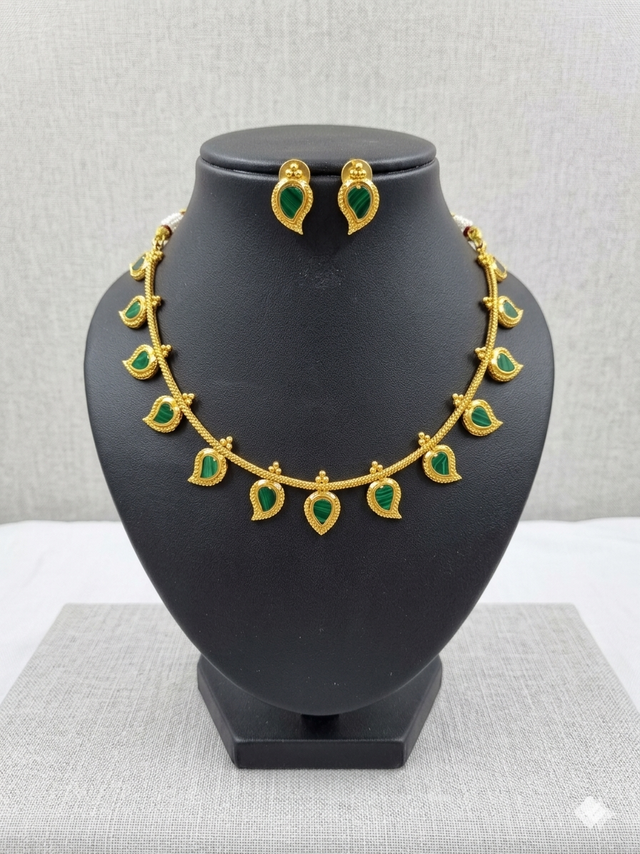 Palakka Mango Necklace Set V5
