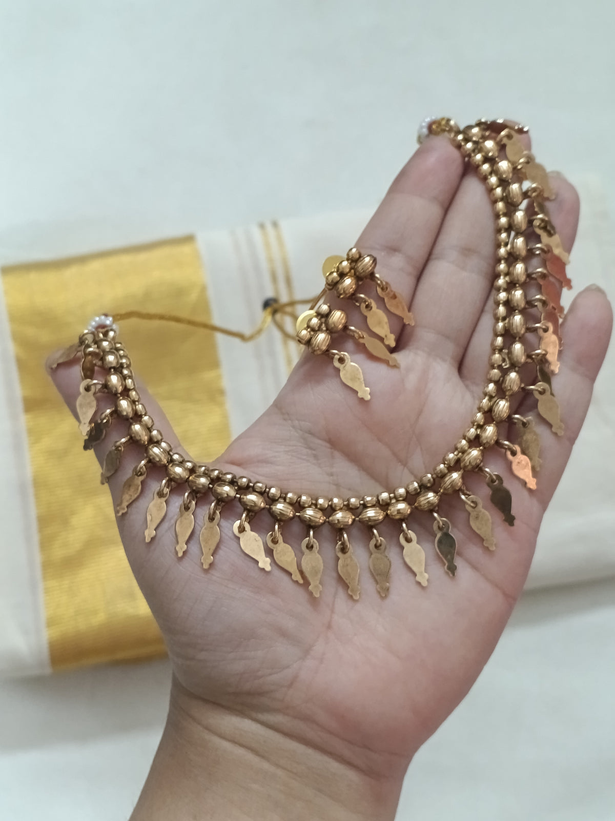 Matte Finish Elakathali Choker Set V33