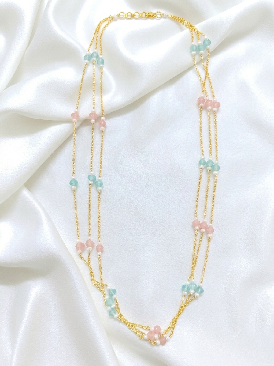 Multi Layer Pearl Necklace Set