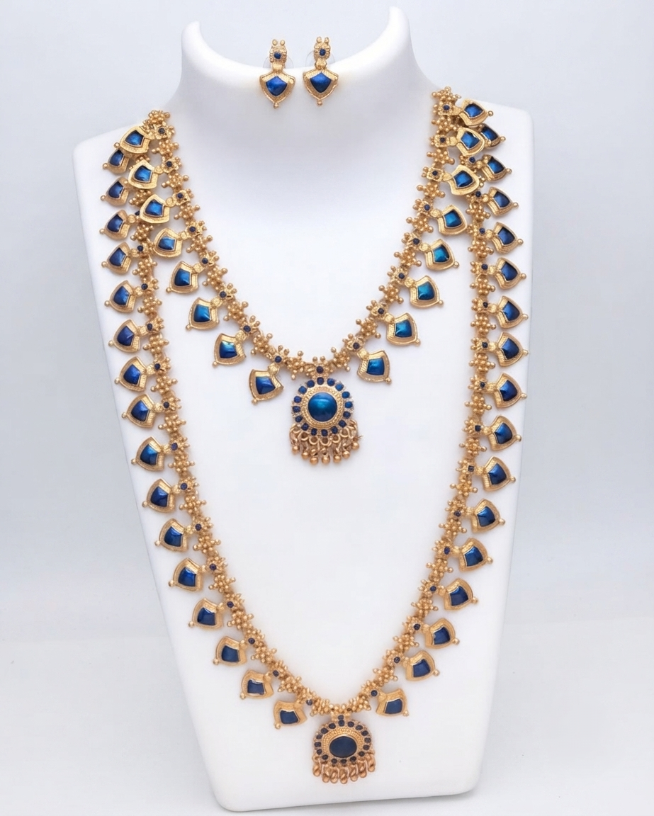 Palakka Combo Necklace Set