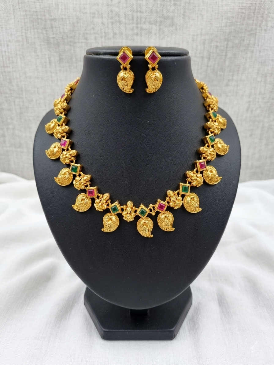 Lakshmi Mango Necklace Set