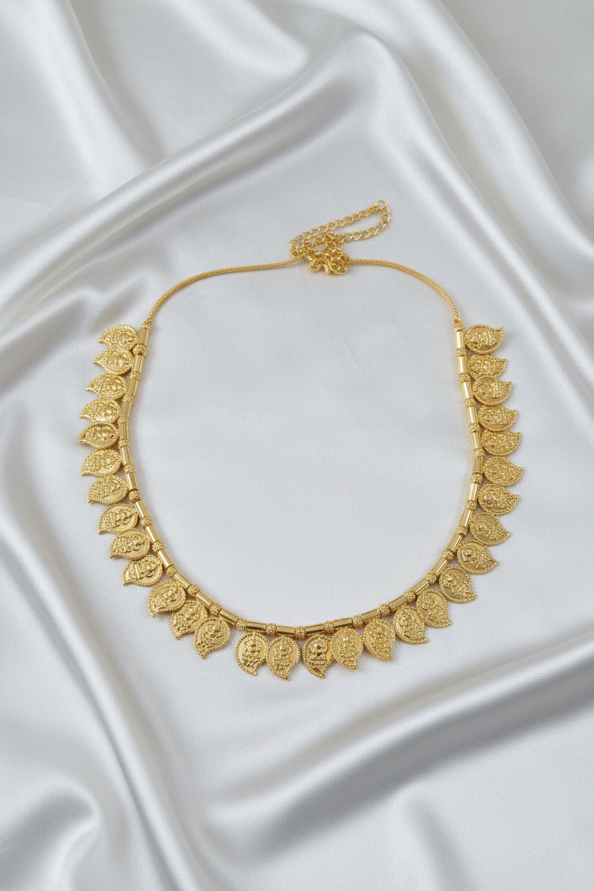 Micro Polish Lakshmi Mango Necklace