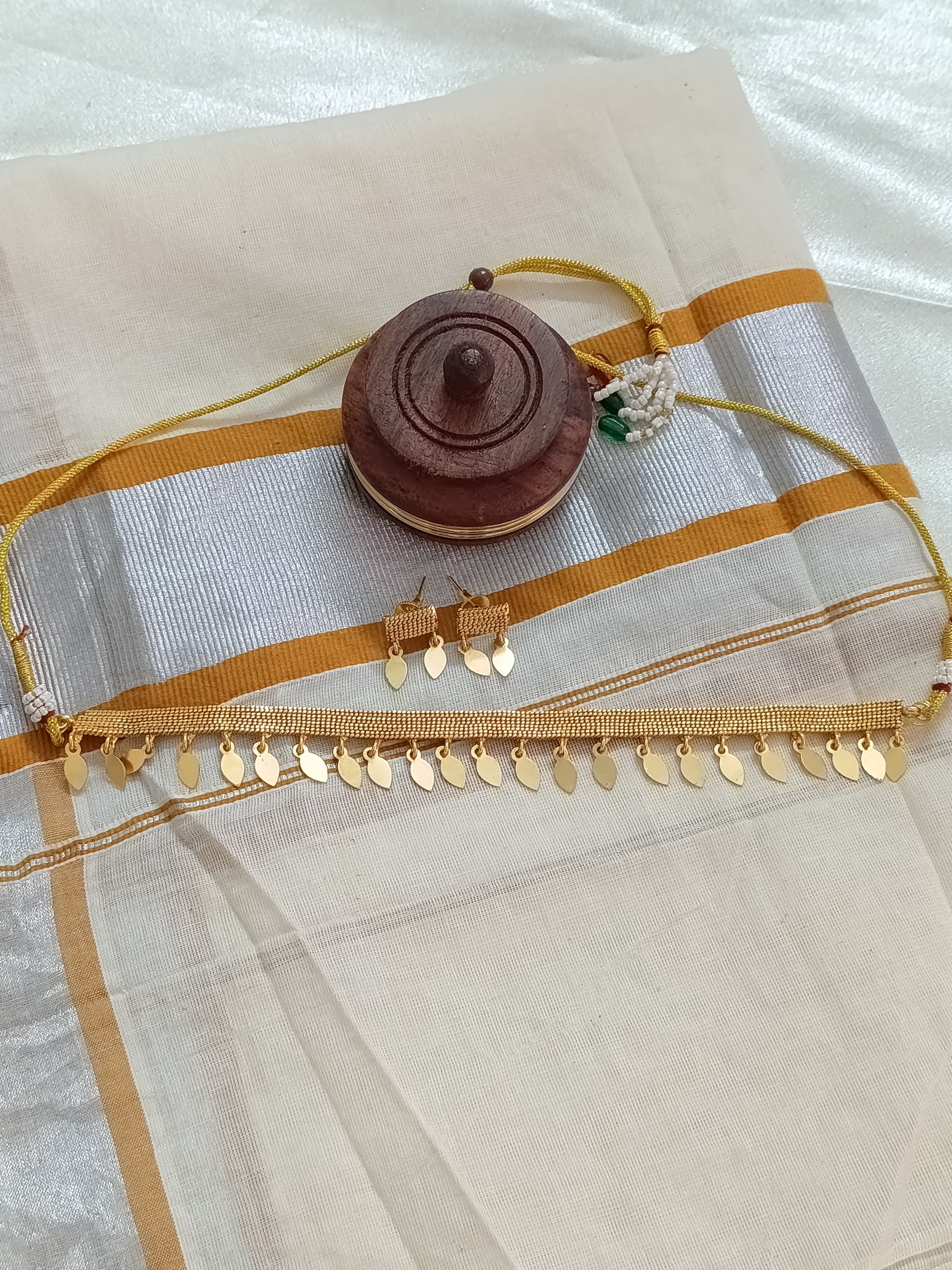 Matte Finish simple Elakathali Choker Set V26
