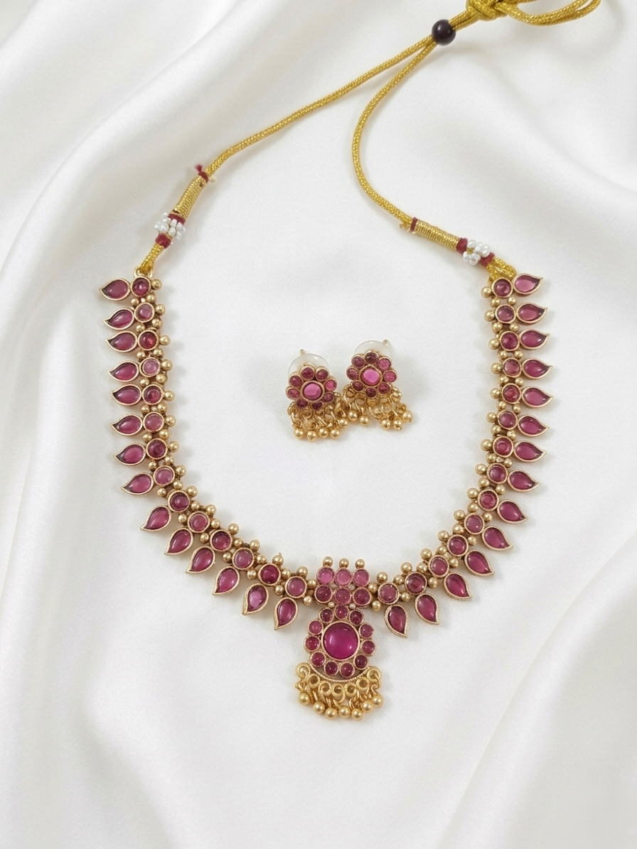Mullamottu Necklace Set V3