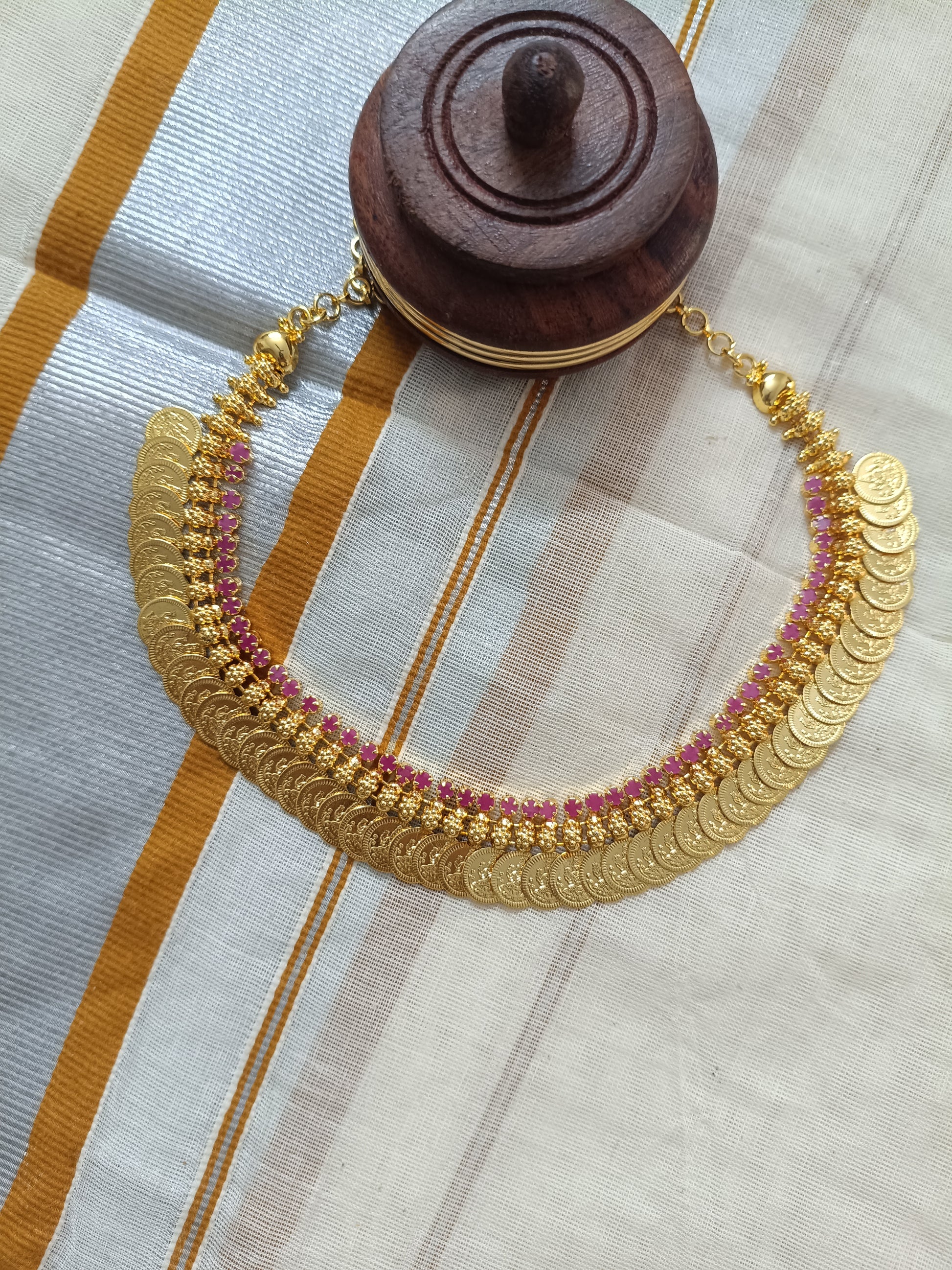 Micro Polish Adukku Coin Necklace V2