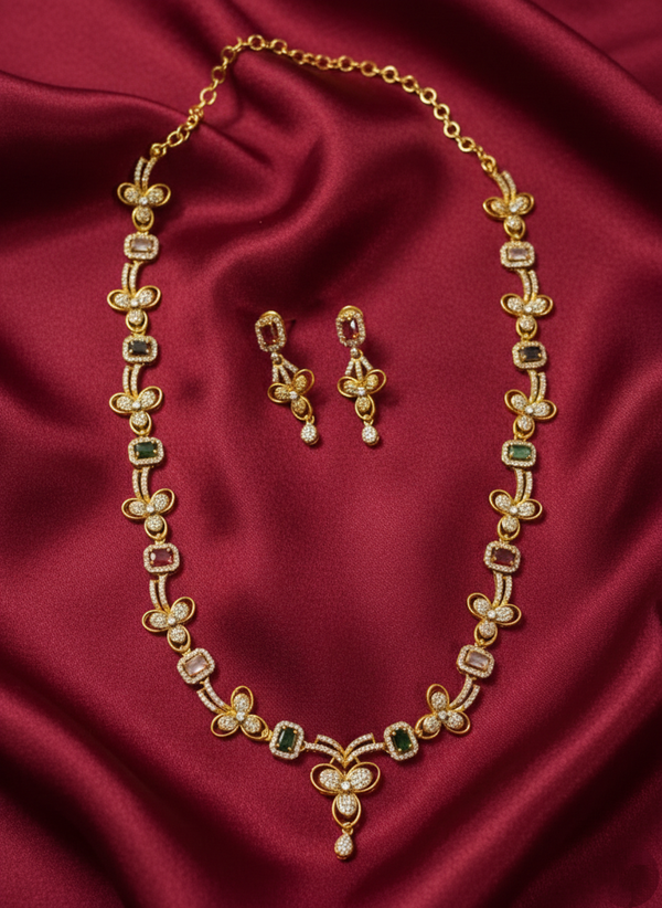 AD Long Necklace Set V3
