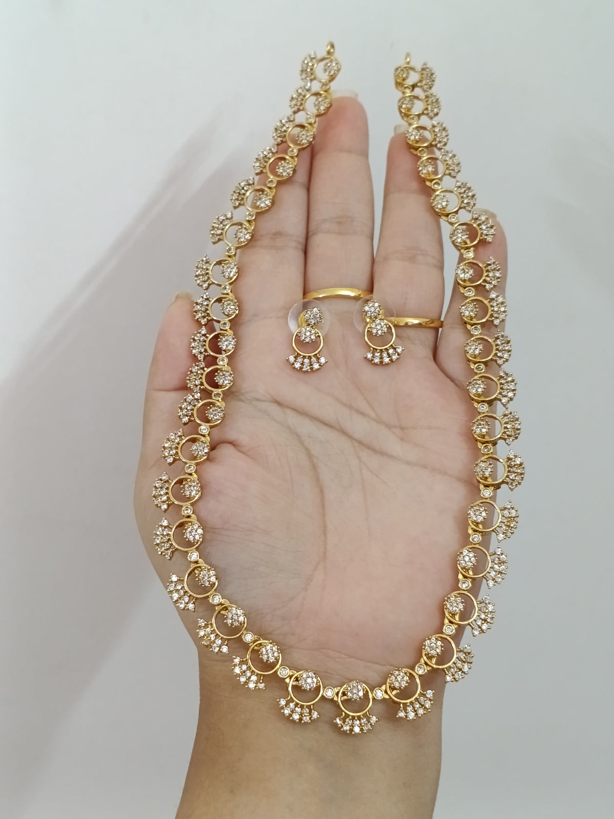 AD Long Necklace Set V6