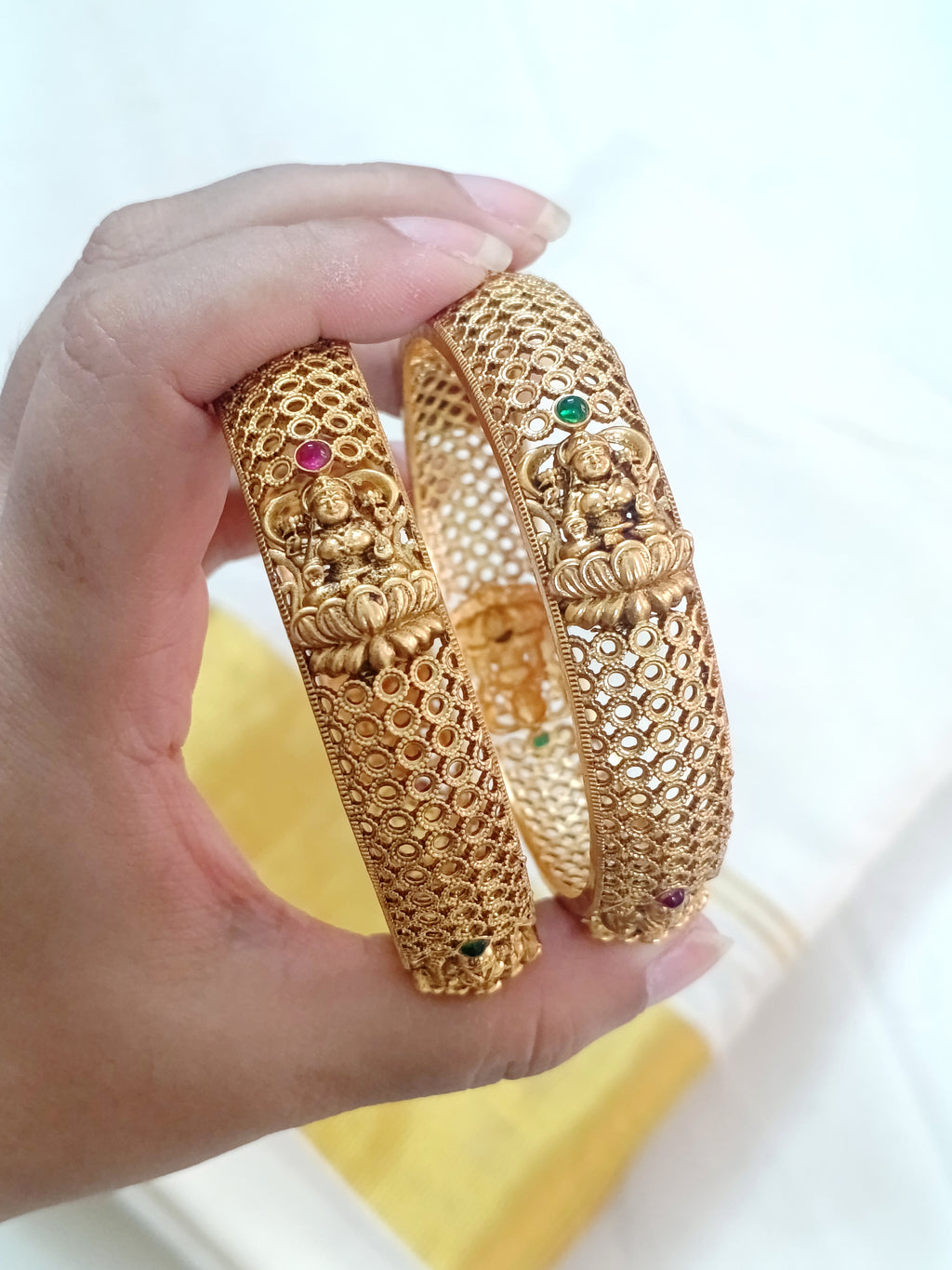 Lakshmi Broad Bangle of 2 V3