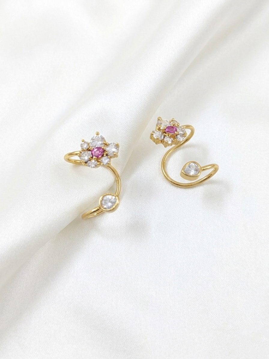 Floral Bugadi Earring